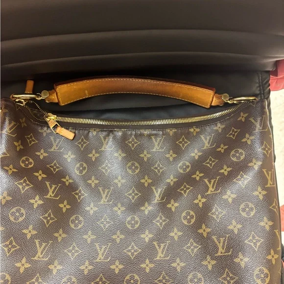 Louis Vuitton Brown Monogram Hobo Bag - Picture 4 of 16
